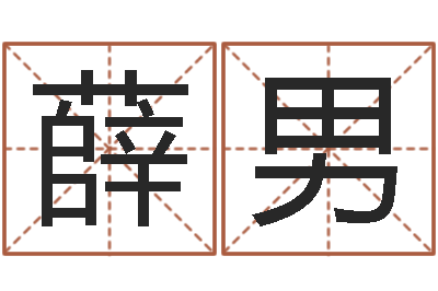 薛男国学大师-起名轩
