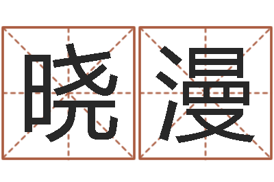 何晓漫测名公司测名打分-饿木果果