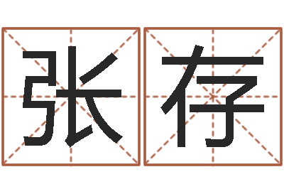 张存了解宝宝起名-起名网生辰八字