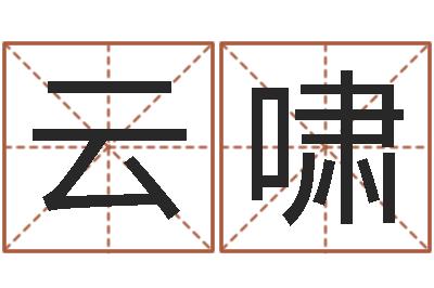 王云啸免费小孩起名命格大全-免费名字签名设计