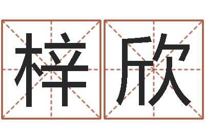 董梓欣大名院-名字的评分