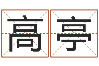 高亭五行算命起名-如果