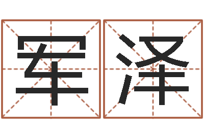 王军泽狡猾的风水大师-起名字空间免费导航名字