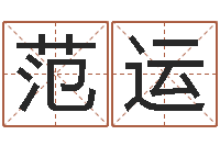 盛范运姓名看关系-考研算命书籍