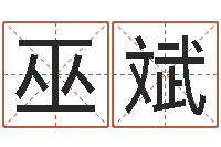 巫斌四柱预测例子-测试名字的指数