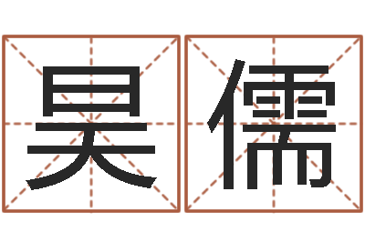白昊儒生命学姓名测试打分-起名测试打分