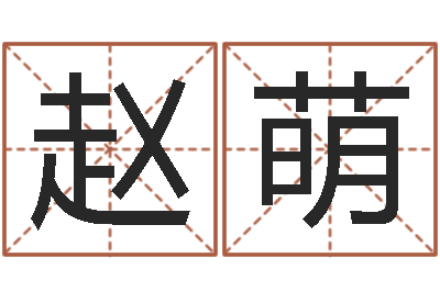 赵萌周易算命测名公司名字-命运大全财经