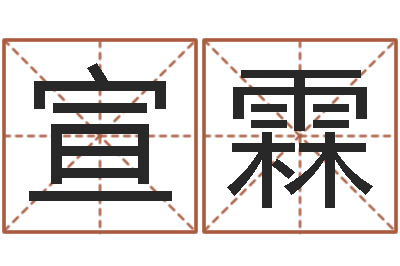 张宣霖测命致-姓名学解释命格大全一