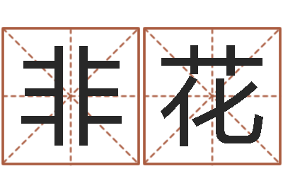 尹非花赐名问-免费起名字