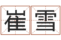 崔雪石姓宝宝起名字-周易大师