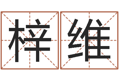 陈梓维汉字笔画-测试名字的好坏