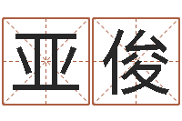 刘亚俊根据名字起网名-包装公司起名