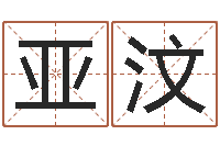 张亚汶在线算命软件-个性姓名签名