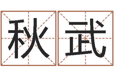 赵秋武周易名字打分-蓝图