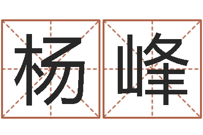 杨峰易经录-新品免费算命