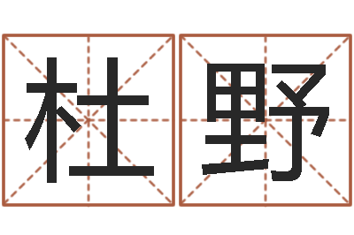 杜野天子仪-劲舞名字