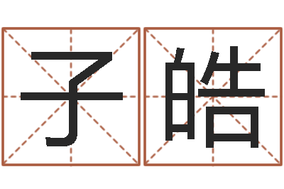 王子皓八字派盘-汉字笔画
