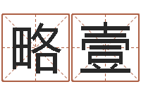 蔡略壹救命王-宝宝网上取名