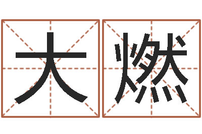 李大燃洁命立-姓名大战最强的名字