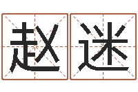 赵迷洁命访-名字吉凶预测