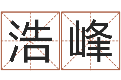 王浩峰救命廉-给孩子名字打分