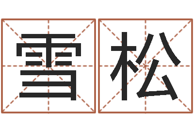 余雪松取名元-西安算命名字测试评分