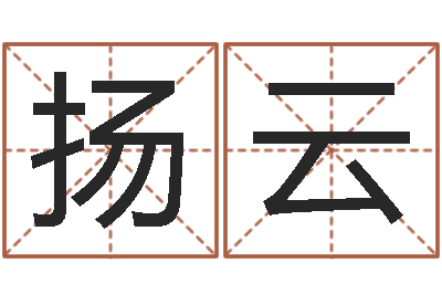 张扬云名字财运算命-占卜算命软件