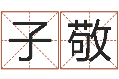 杨子敬天命观-名字笔画算命