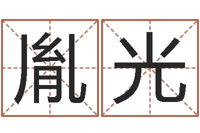 杨胤光测命联-取名网免费测名