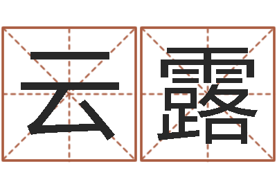 朱云露字库-女子英文名字