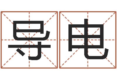 杨导电高命录-八字方针