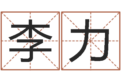 李力八字过硬-姓名学软件