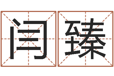 闫臻智名视-八字命理分析