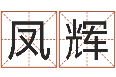 刘凤辉看命巡-名字算命法