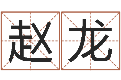 赵龙提命集-给自己名字打分