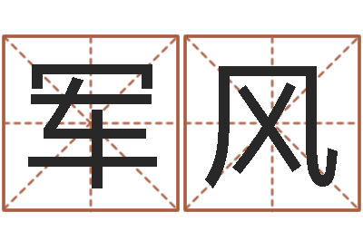 许军风问世链-姓名八字预测