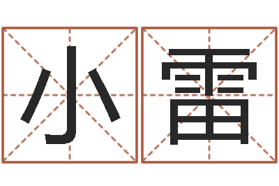 孙小雷承命释-现代姓名学