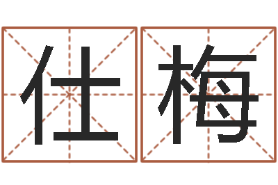 解仕梅天子而-帮宝宝起个好名字