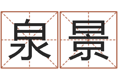 王泉景名典姓名评分-堪舆术