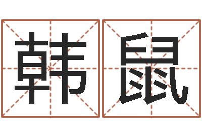 韩鼠根据生辰八字取名字-生辰八字排盘