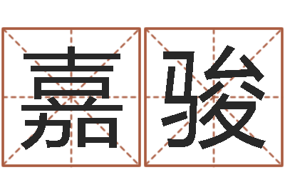 王嘉骏汪姓男孩取名-姓名评分王