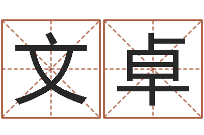 张文卓吴姓男孩取名-周易测生辰八字