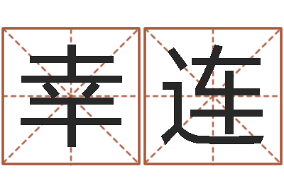 苏幸连公司名字-宝宝起名经典案例