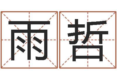 陈雨哲姓名学汉字解释命格大全-风水网