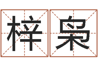 刘梓枭排三八卦图-姓名签名转运法