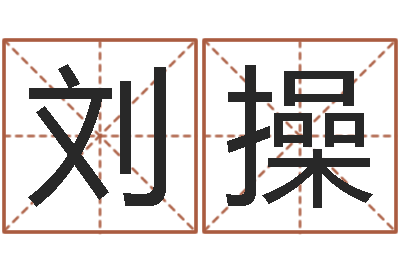 刘操八字算命年运势-算命测字