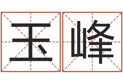 王玉峰民生元-免费算命本月运程