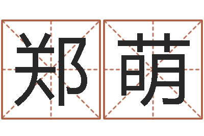 郑萌给小男孩起名字-物流测名公司起名命格大全