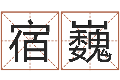 宿巍真命究-女孩的取名