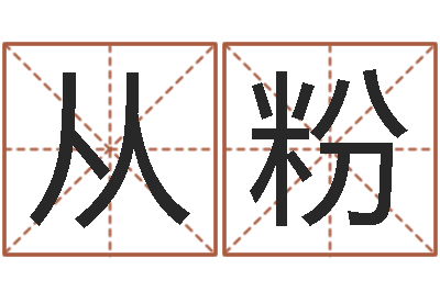 王从粉易名方-起名打分测试